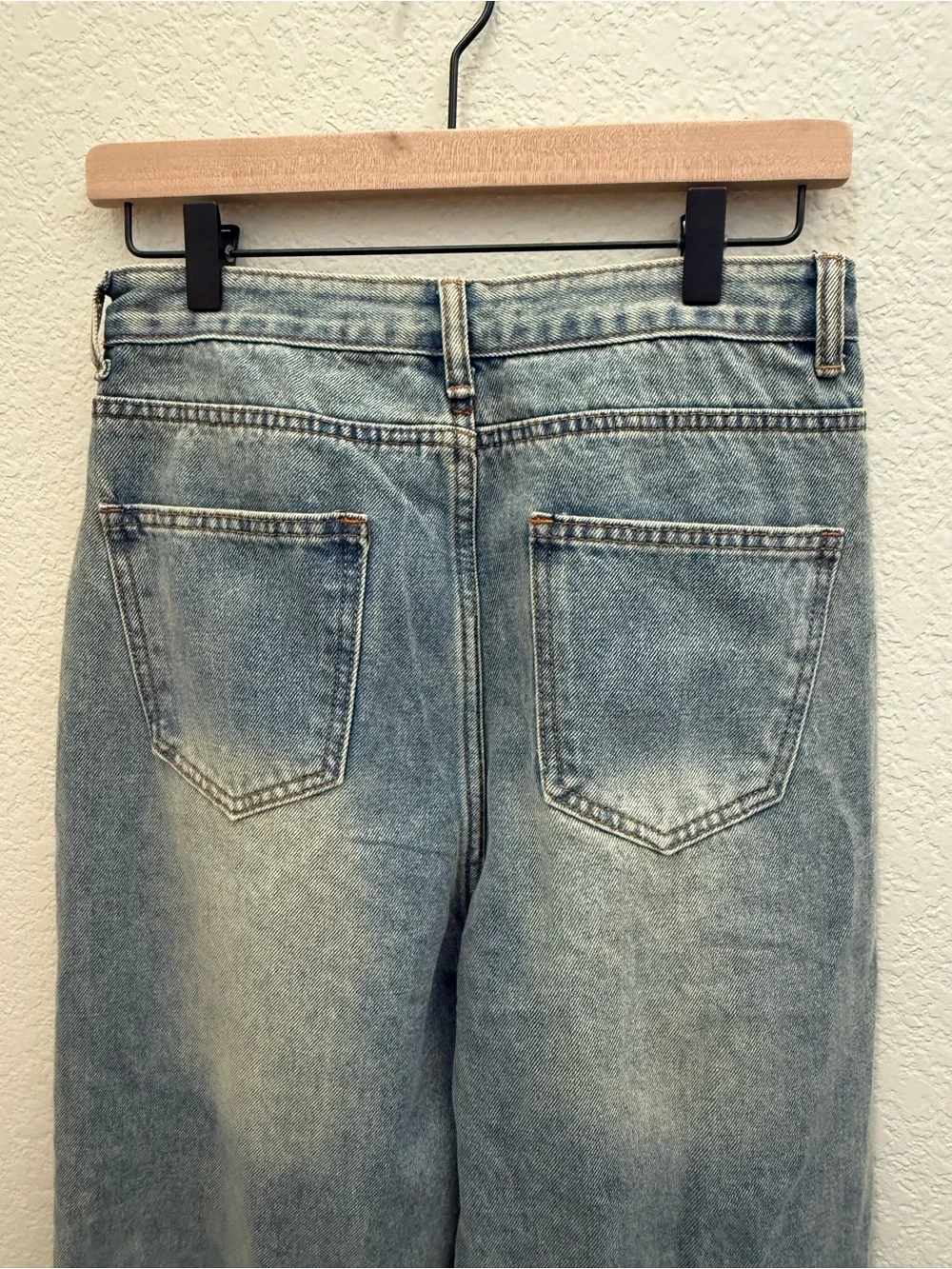Men's Washed Baggy Jeans